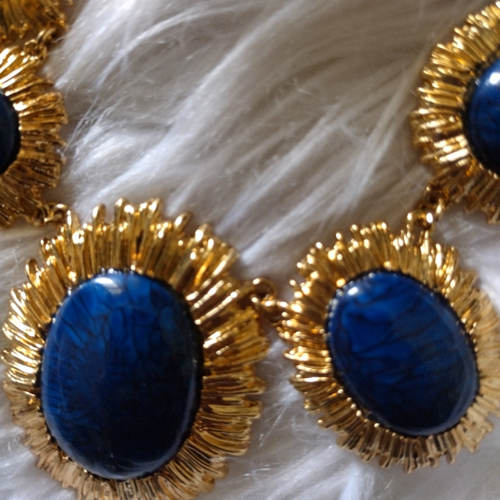 Blue Stone Necklace